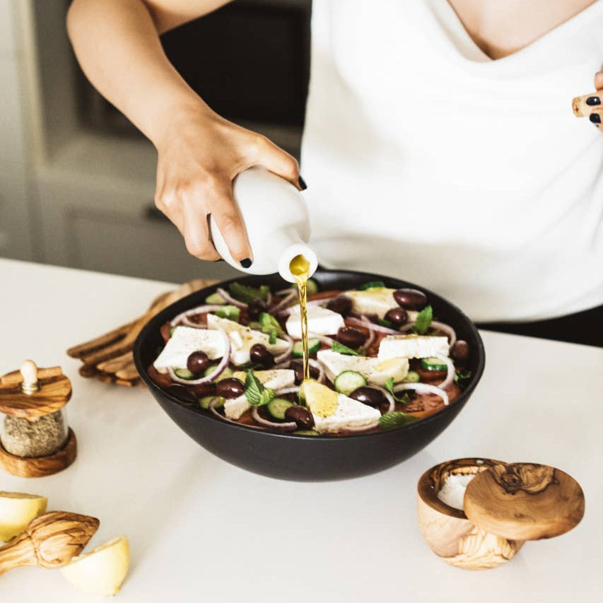 Stoneware Serving Bowl, 11.8" | Matte Black