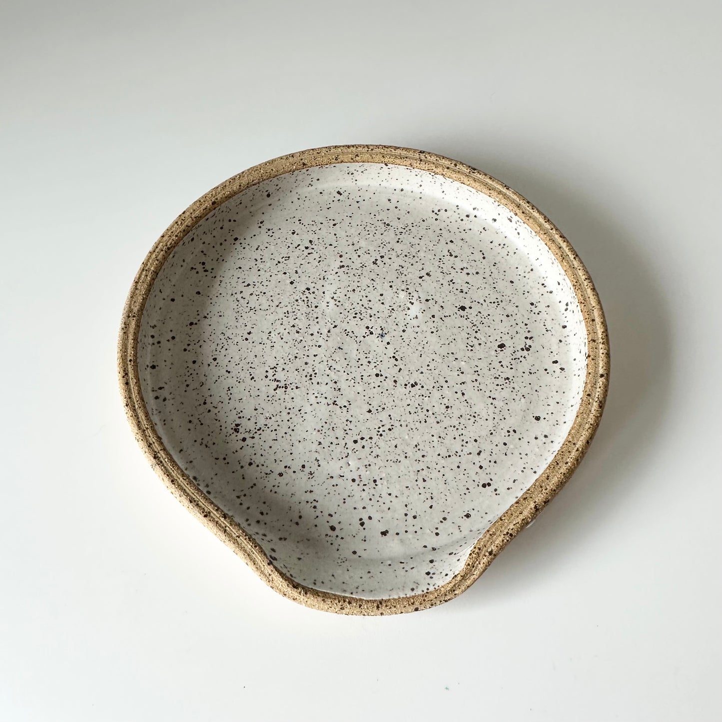 Spoon Rest | Tan & White Speckled