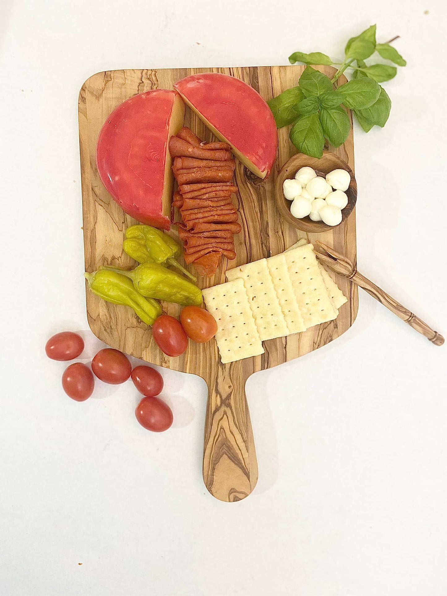 Olive Wood Cheese Serving Board