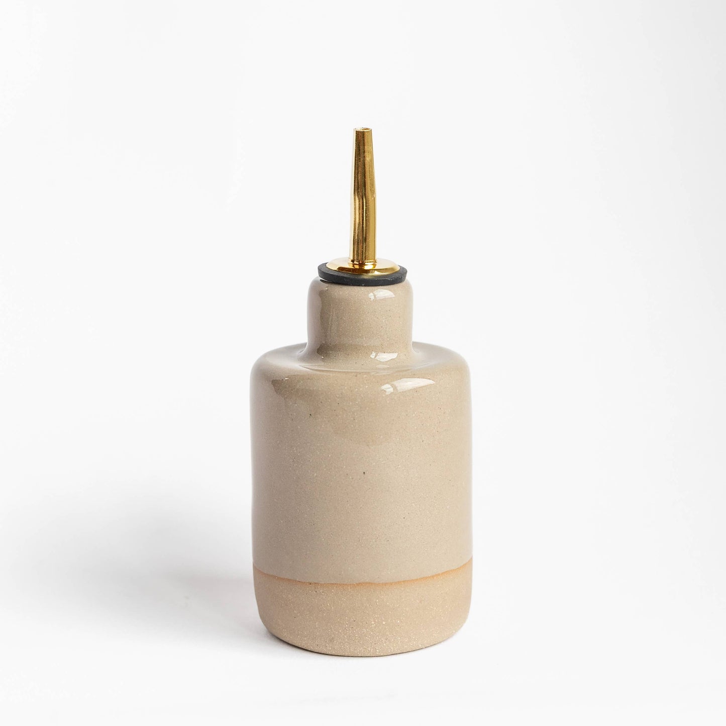 Small Ceramic Oil Dispenser | Sandbar, Glossy
