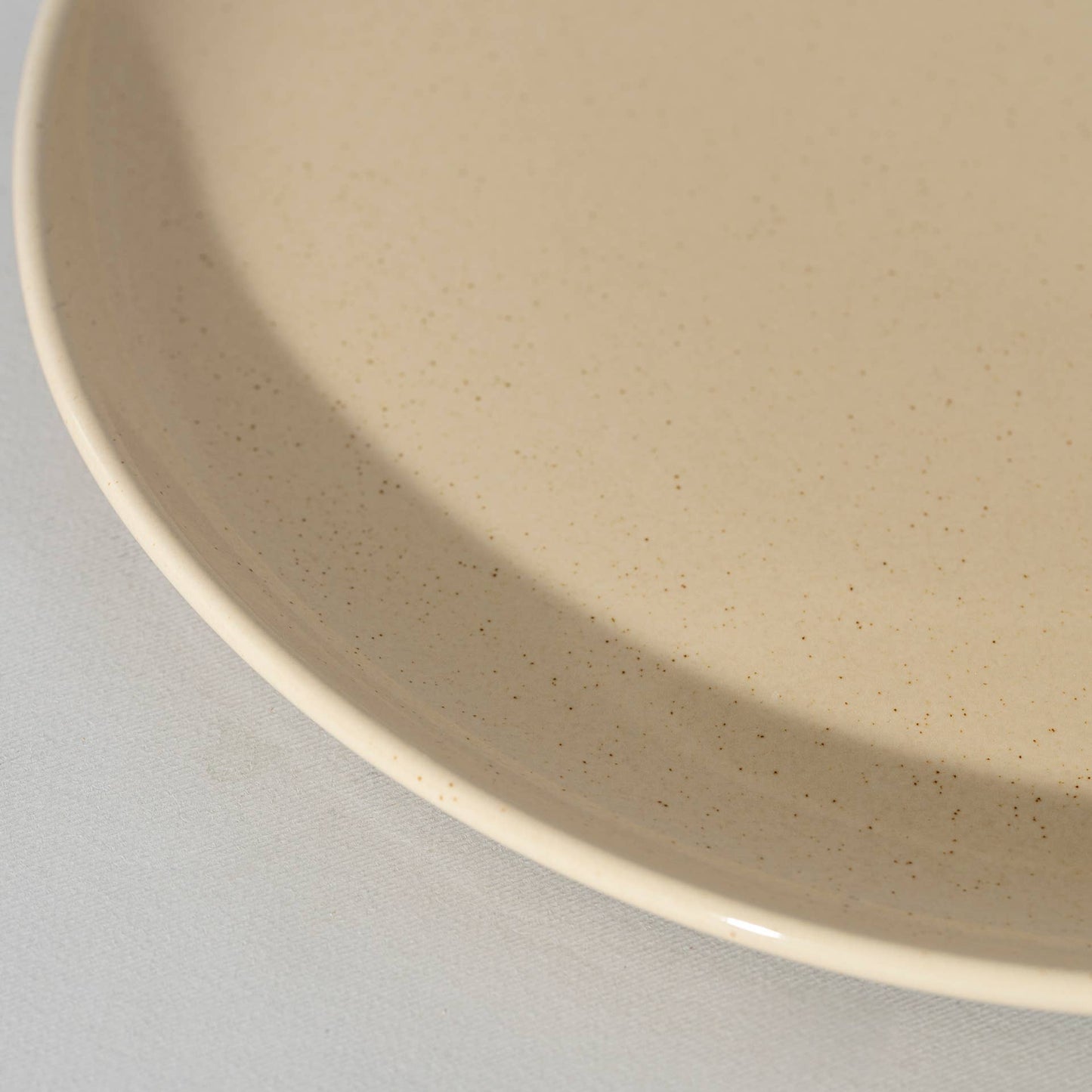 Organic Serving Bowl, 10" | Cream Speckled
