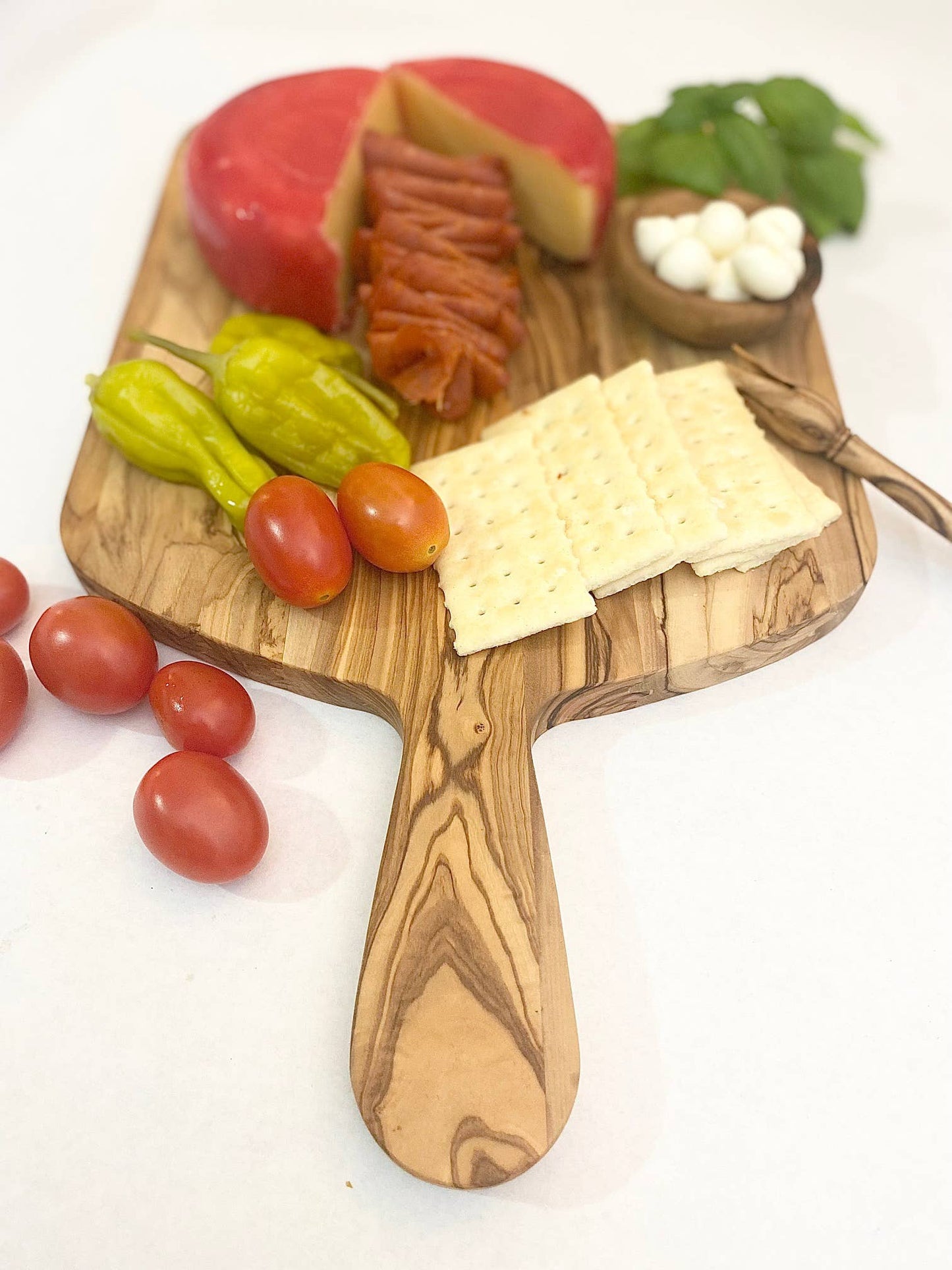 Olive Wood Cheese Serving Board