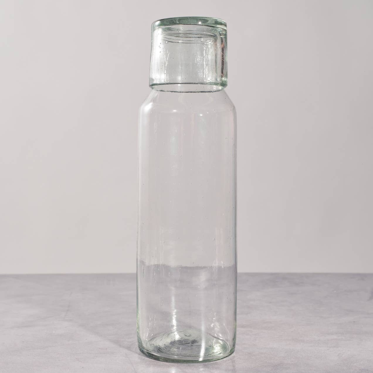 Glass Carafe with Cup