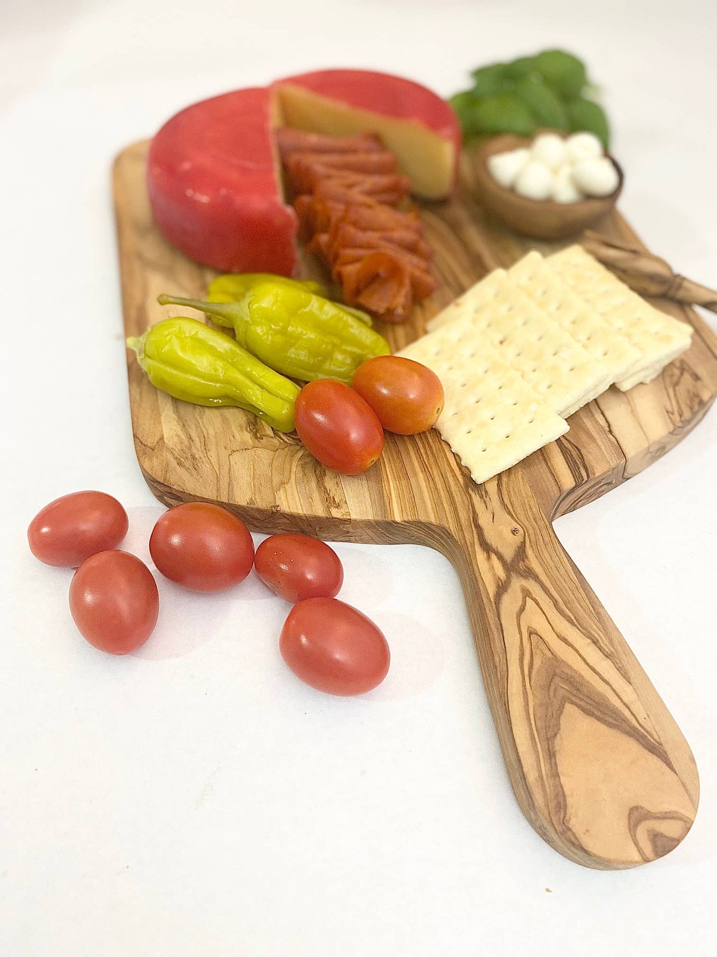 Olive Wood Cheese Serving Board