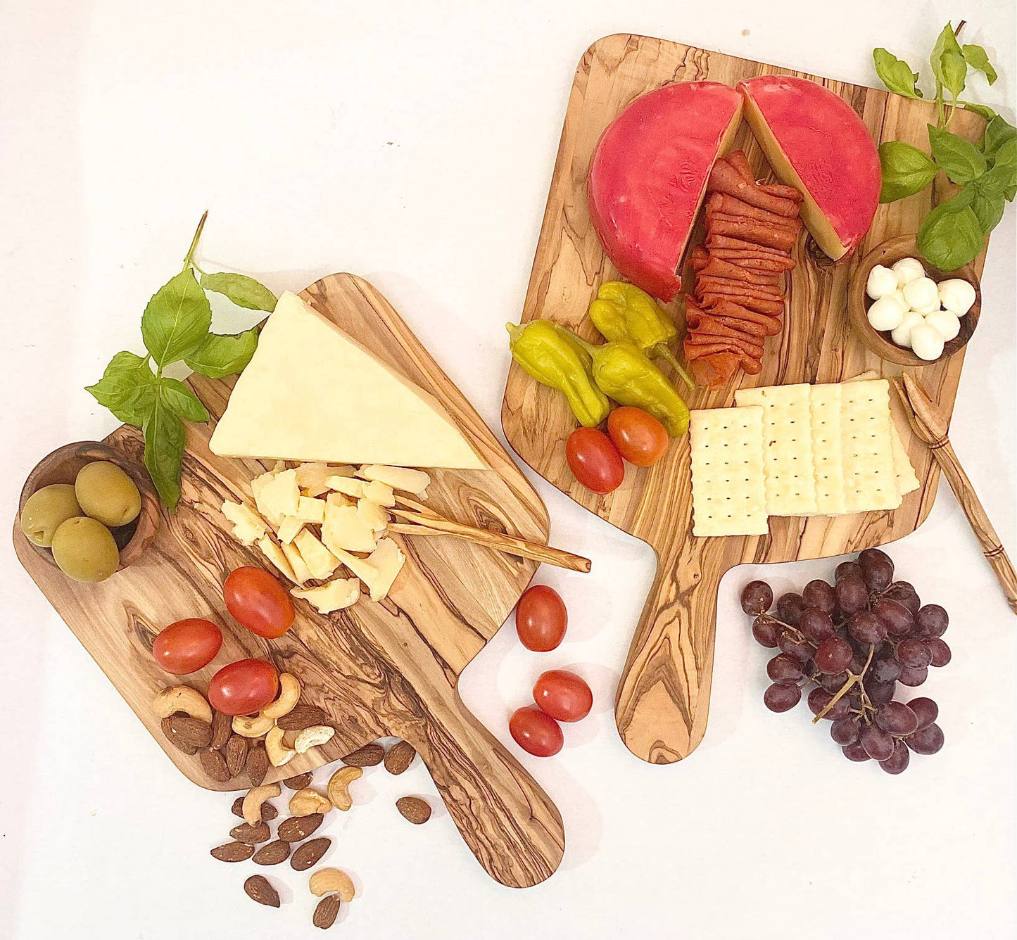 Olive Wood Cheese Serving Board