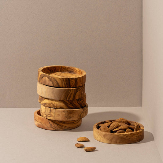 Olive Wood Bottle Stand