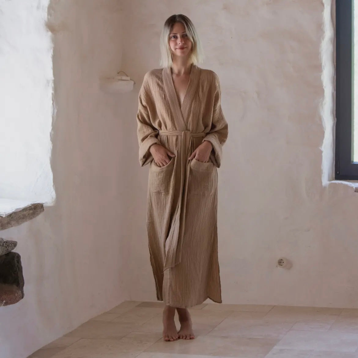 Bath Robe | Beige