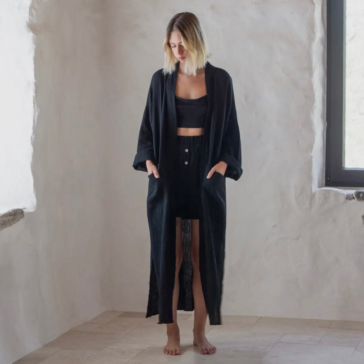 Bath Robe | Black