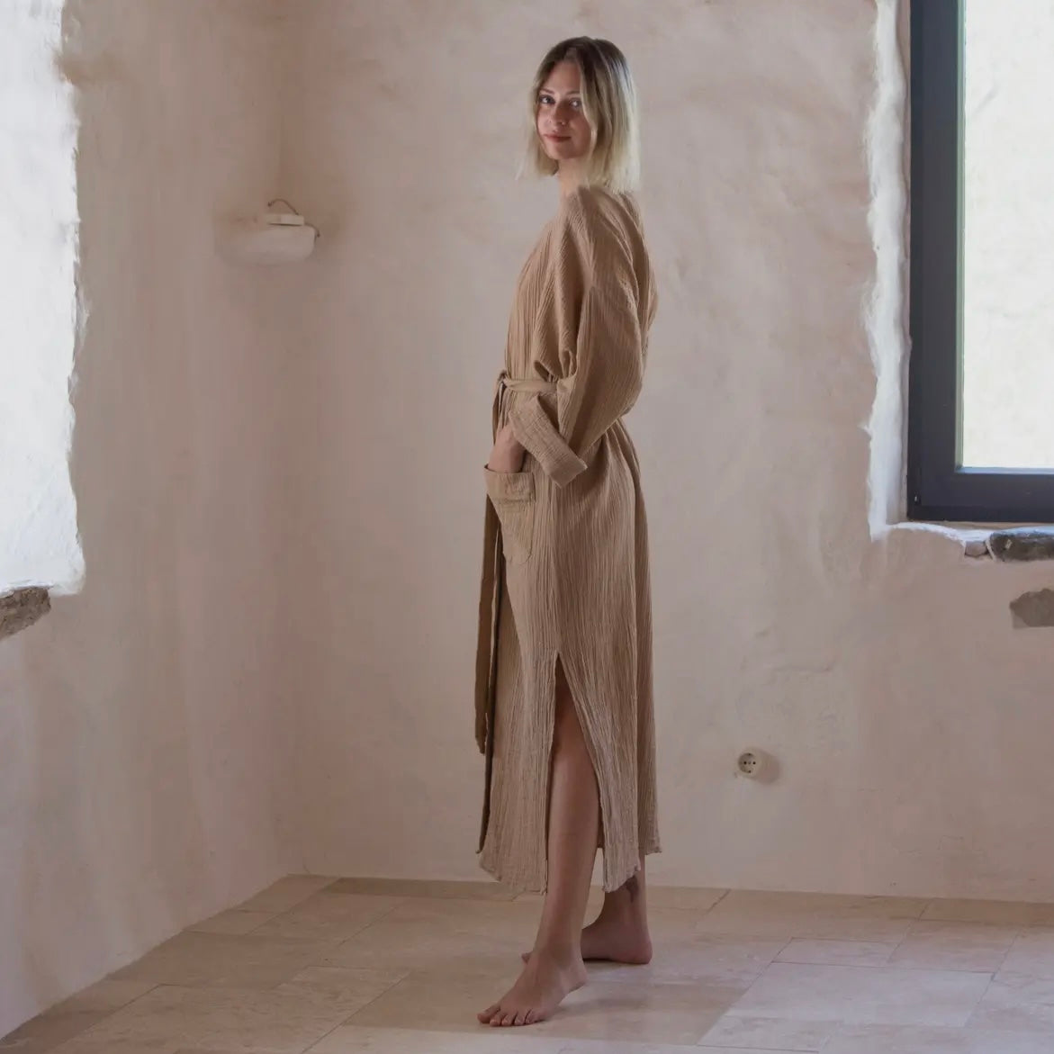 Bath Robe | Beige