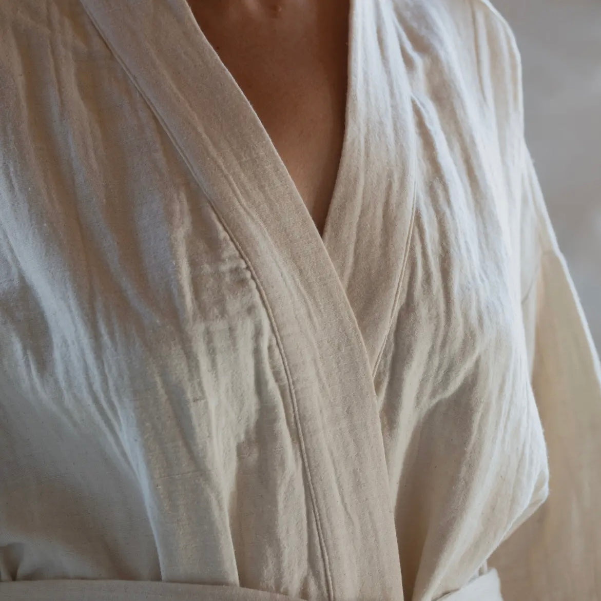 Bath Robe | Natural Undyed
