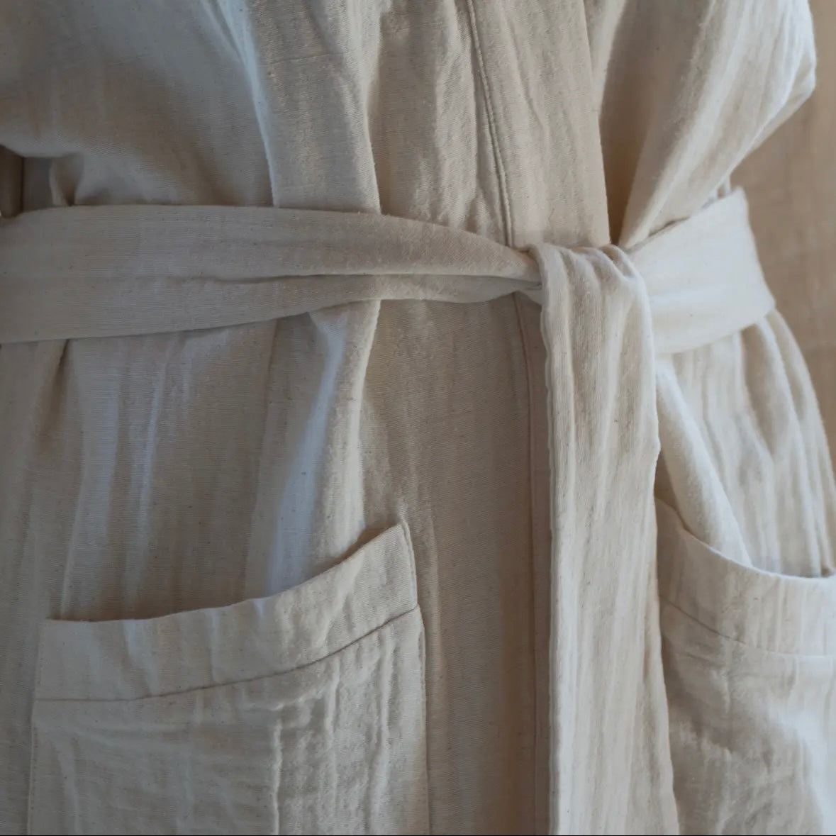 Bath Robe | Natural Undyed