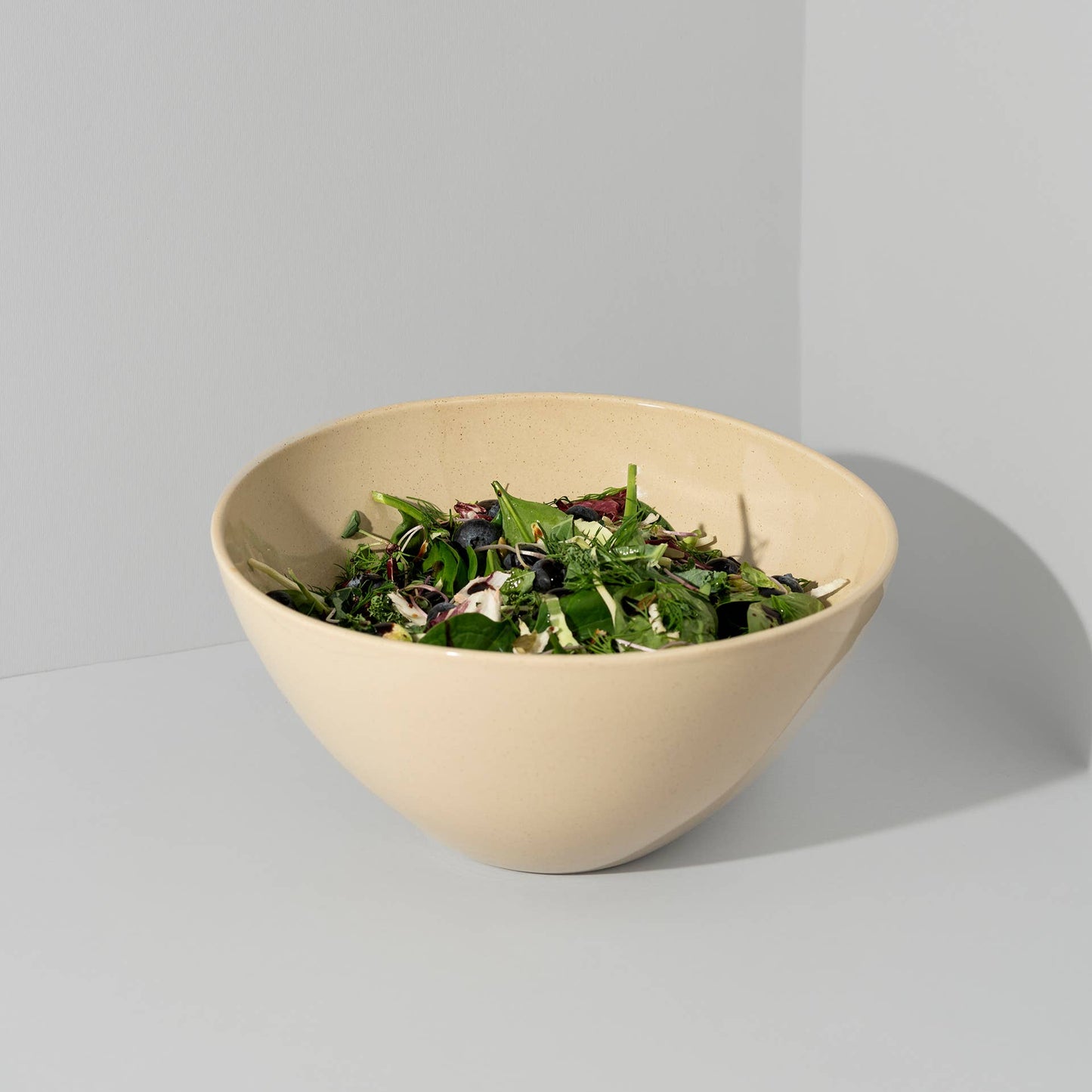 Organic Serving Bowl, 10" | Cream Speckled