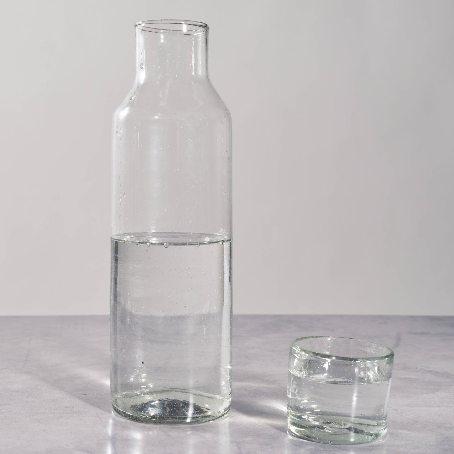 Glass Carafe with Cup