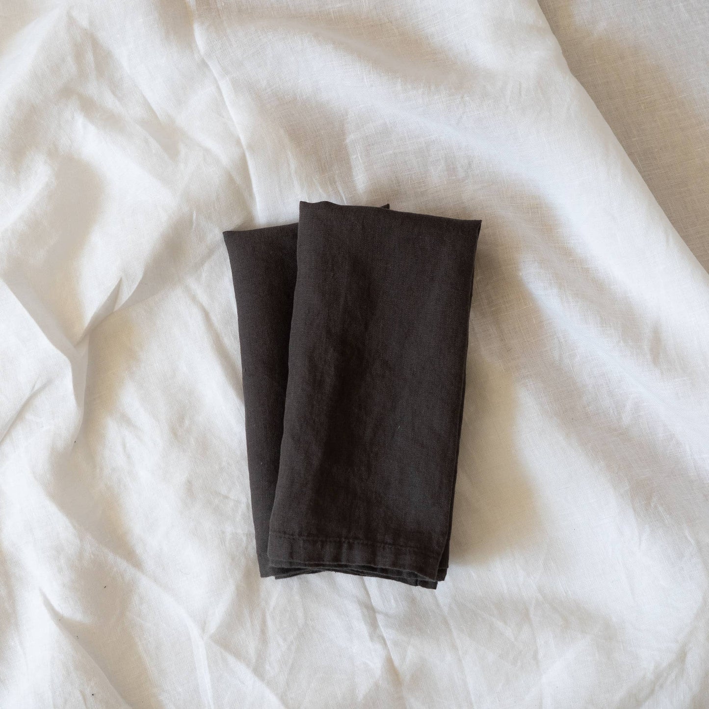 Stonewashed Linen Napkin | Charcoal