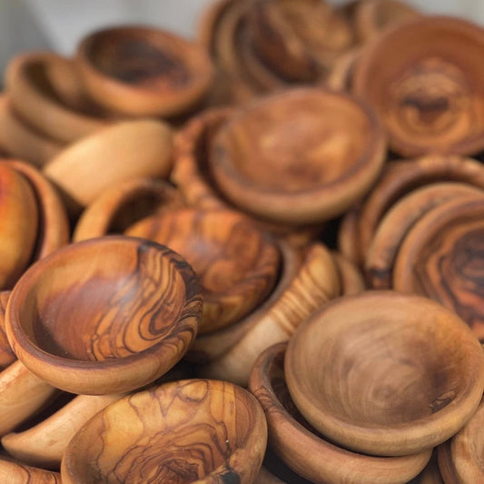 Mini Olive Wood Pinch Bowl