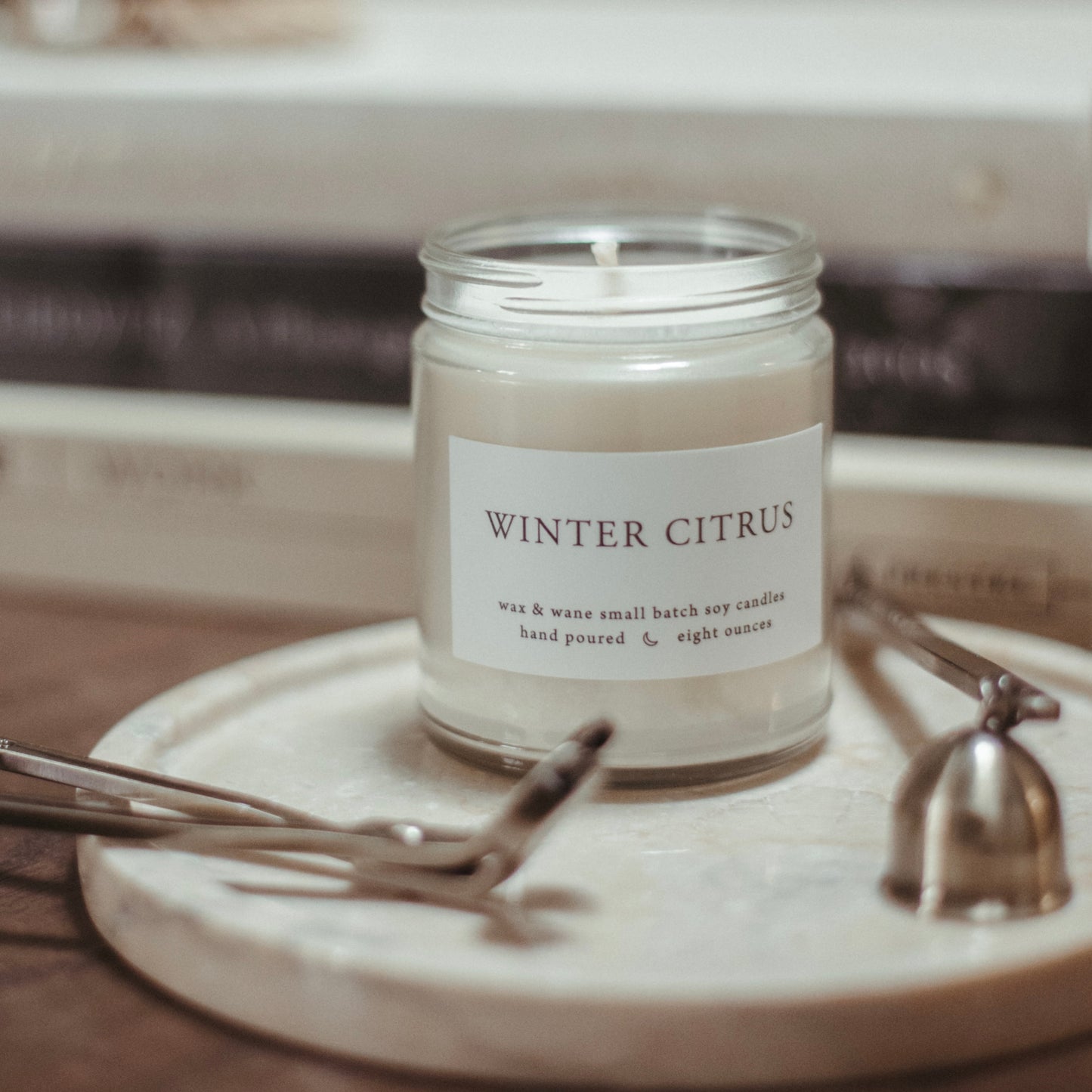 Winter Citrus Modern Soy Candle