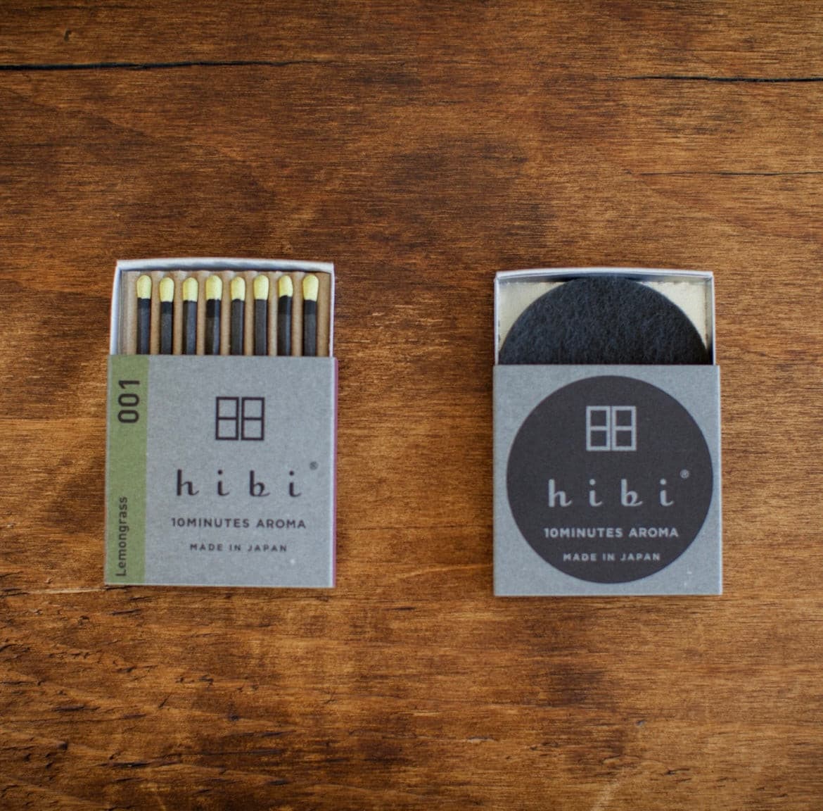 Hibi Incense Matches Lemongrass