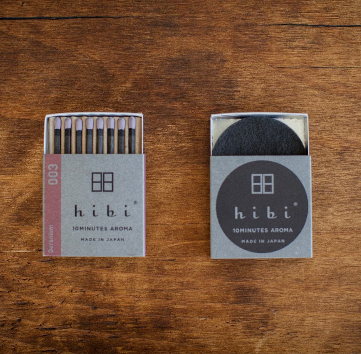 Hibi Incense Matches Geranium