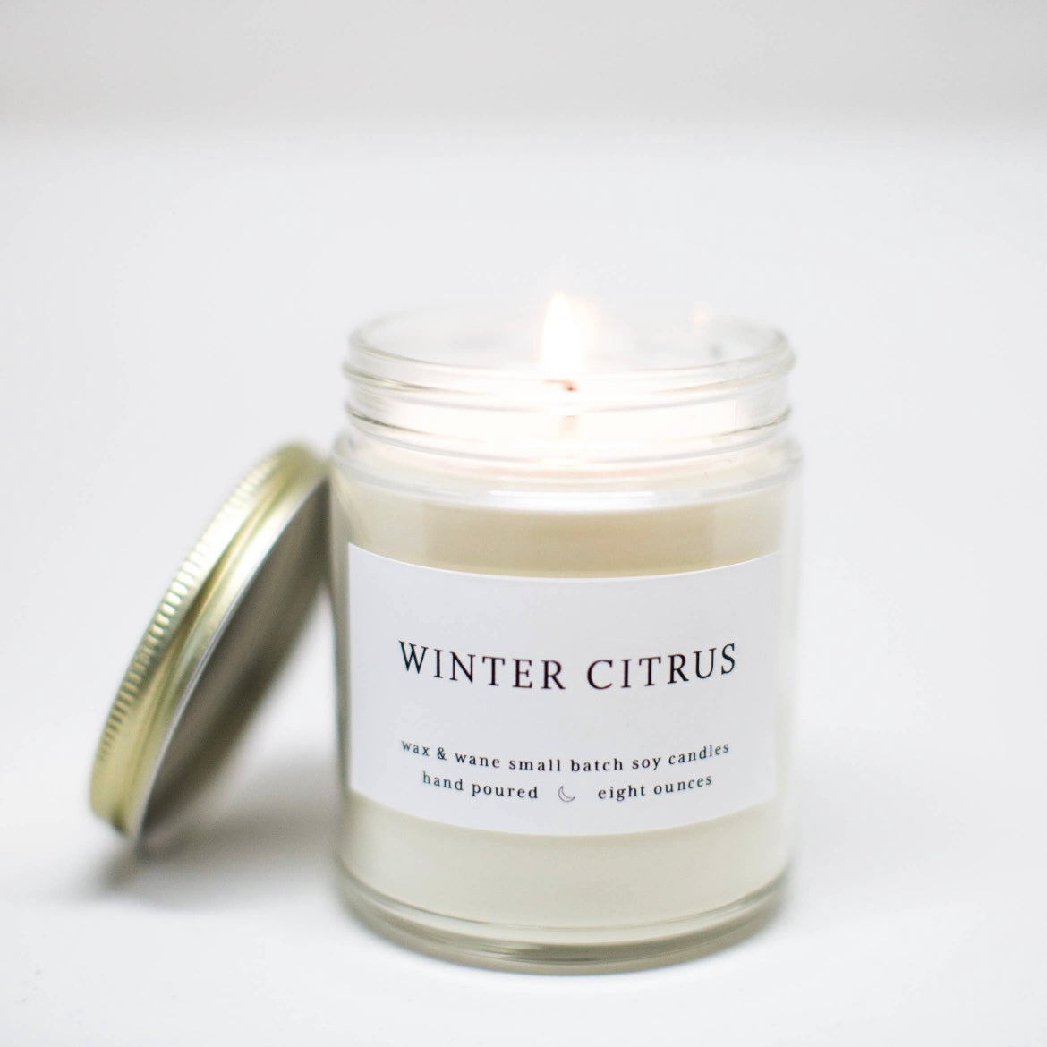 Winter Citrus Modern Soy Candle