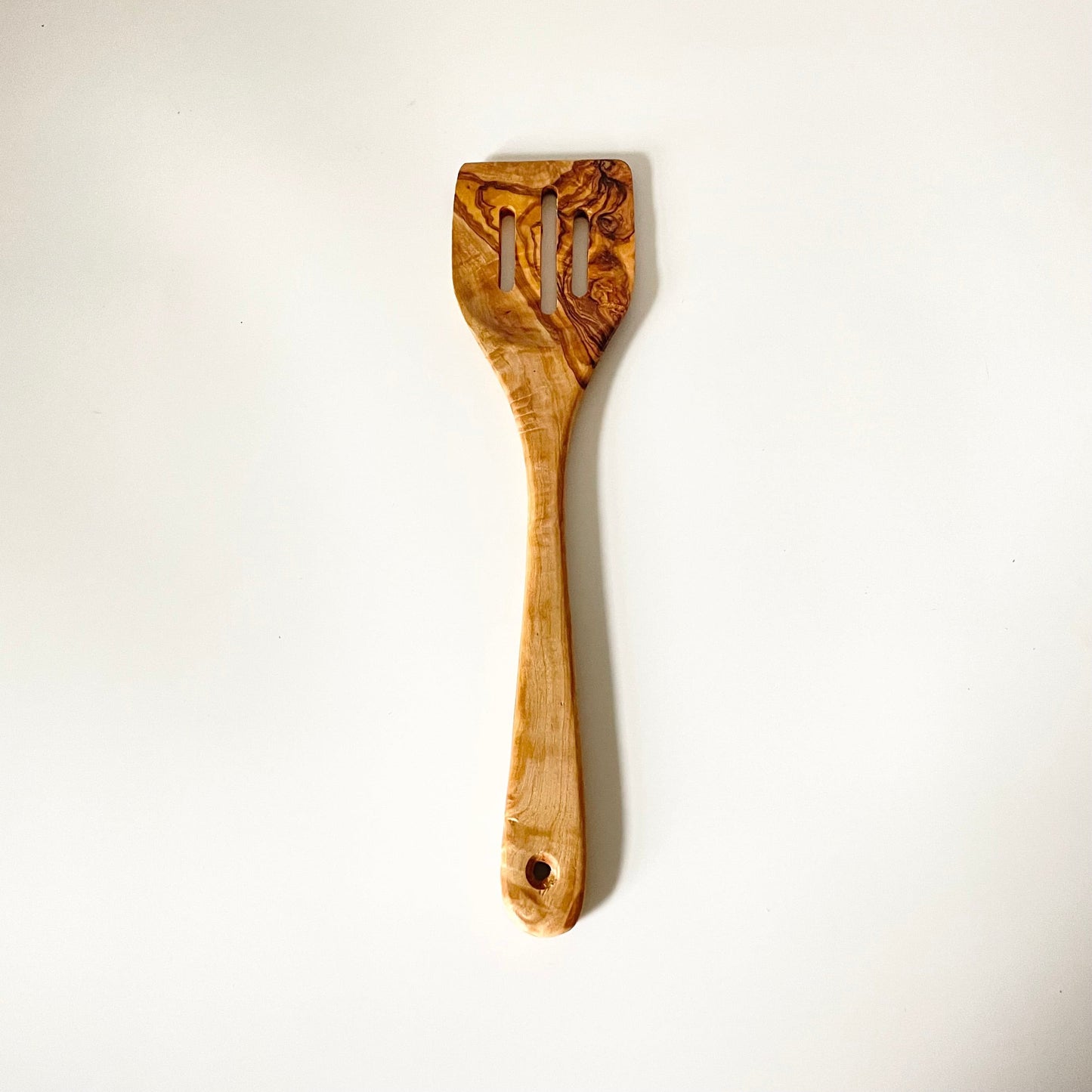 Olive Wood Slotted Spatula