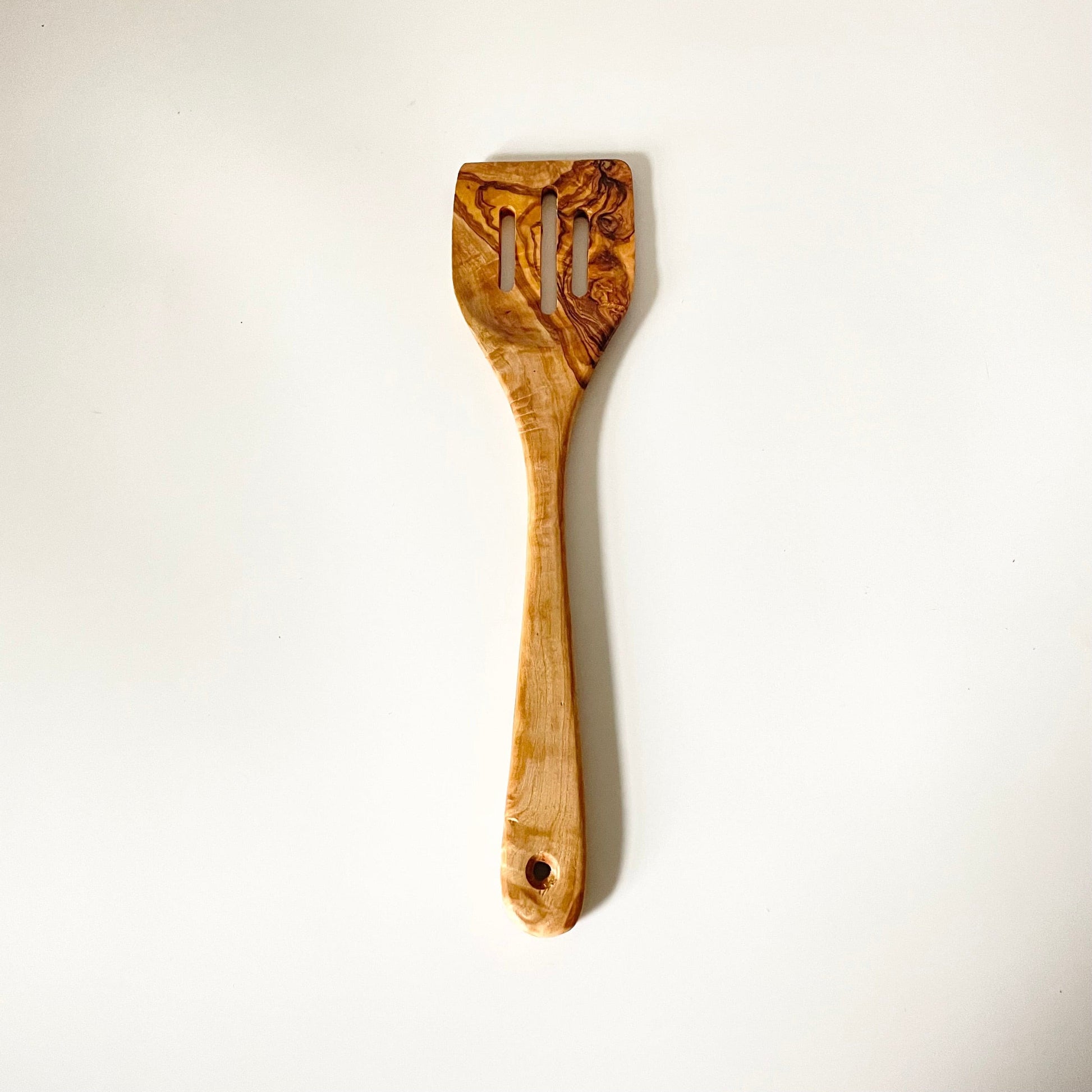 Olive Wood Slotted Spatula
