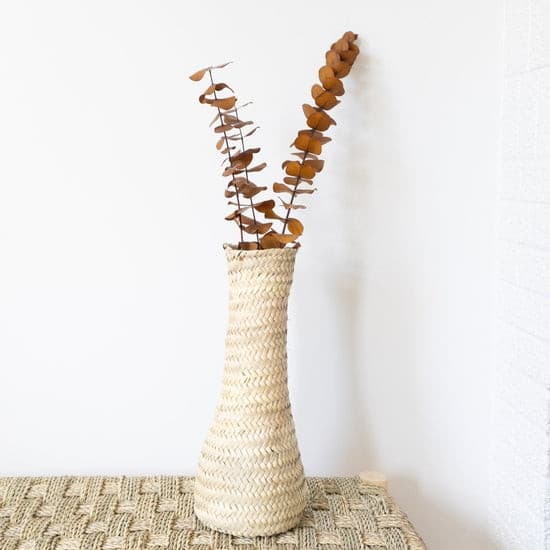 Handmade Straw Decorative Vases