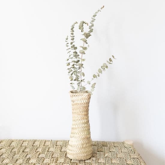 Handmade Straw Decorative Vases