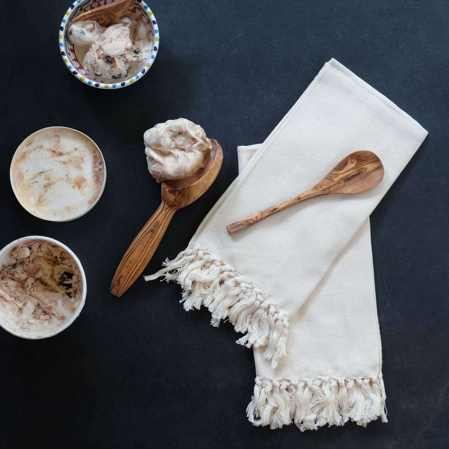 Olive Wood Ice Cream Scoop