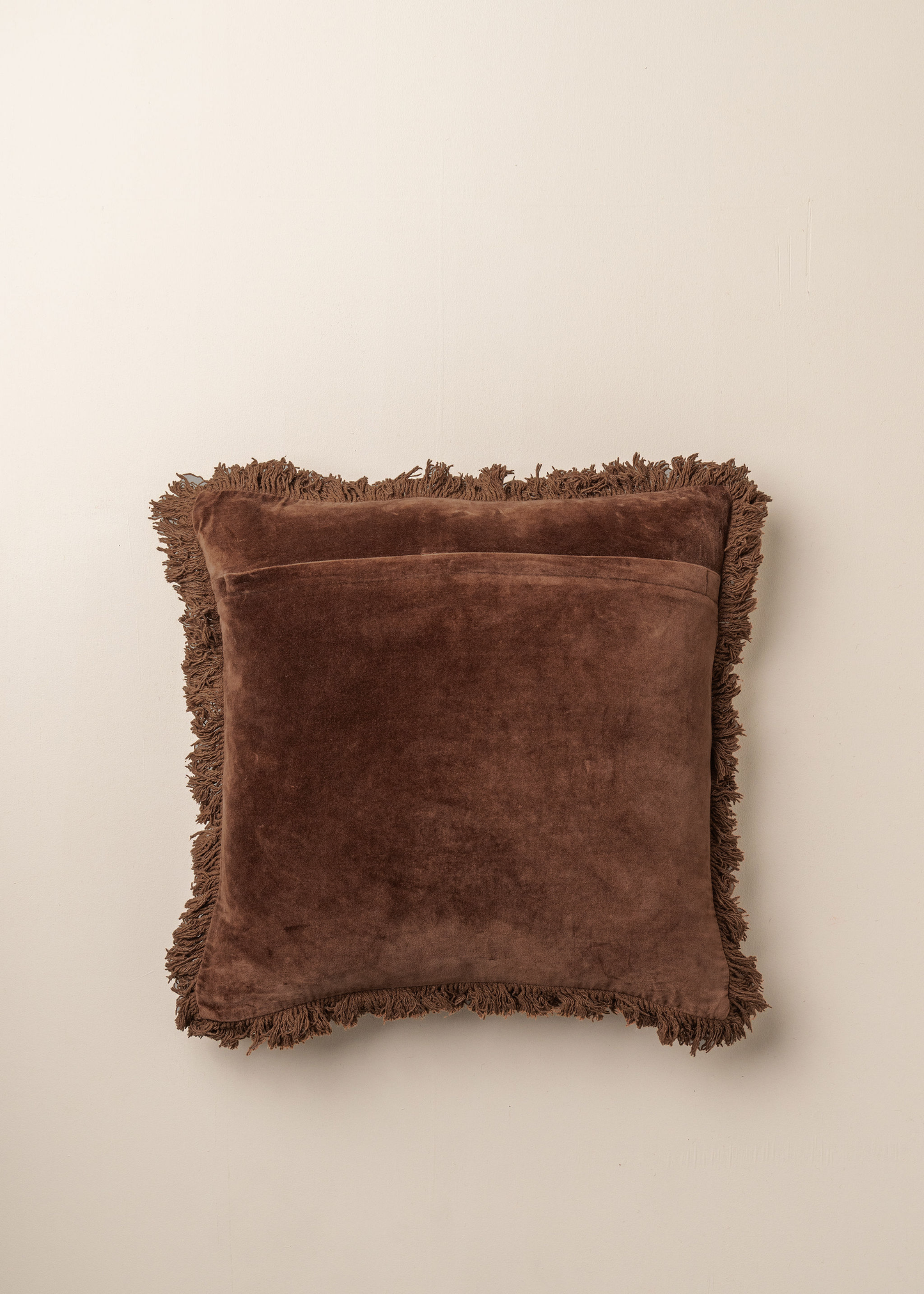 Velvet Cushion | Chocolate