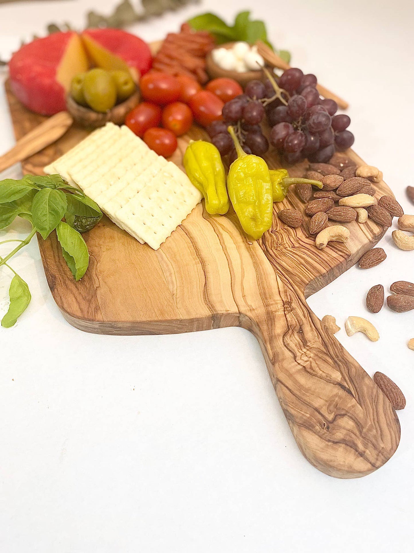 Olive Wood Charcuterie Cutting Board