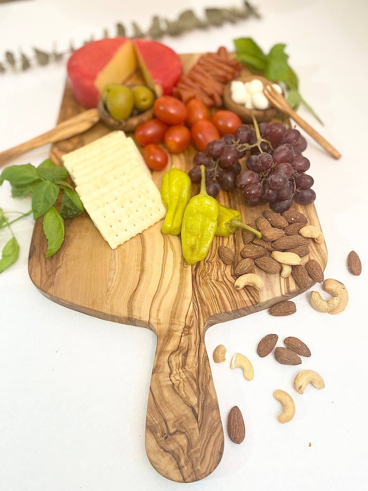 Olive Wood Charcuterie Cutting Board