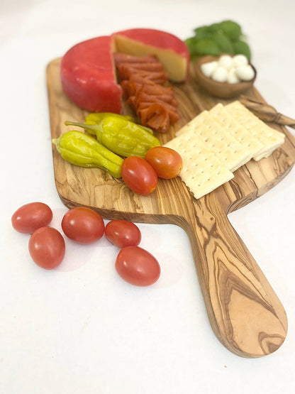 Olive Wood Cheese Serving Board
