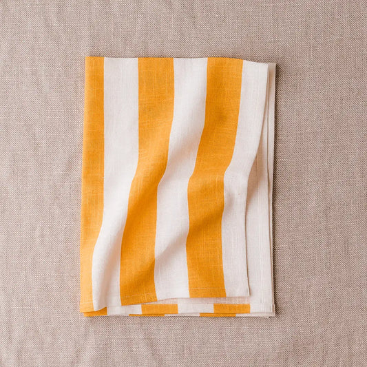 Sardinia Tea Towel | Lemon Stripes
