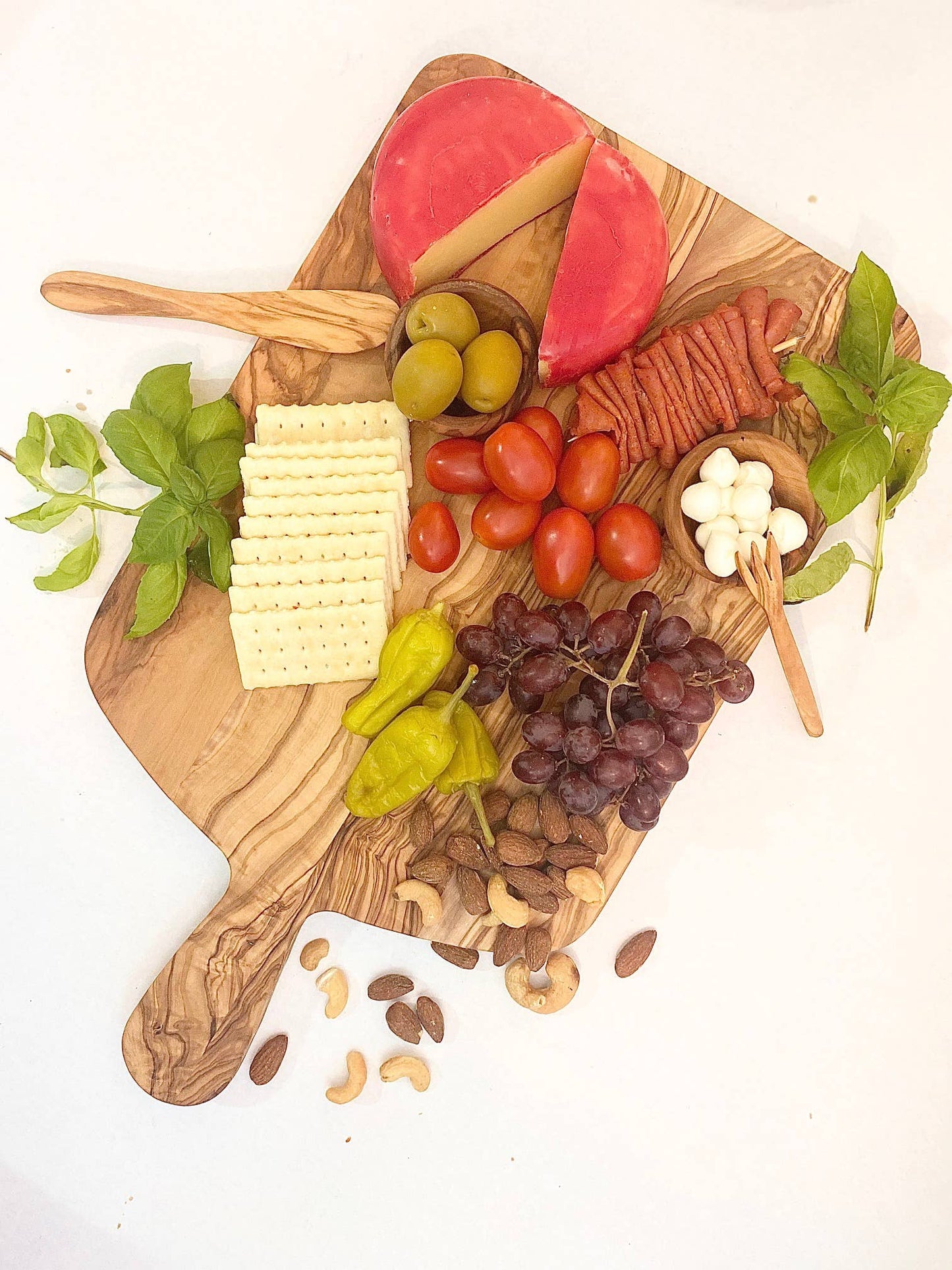 Olive Wood Charcuterie Cutting Board