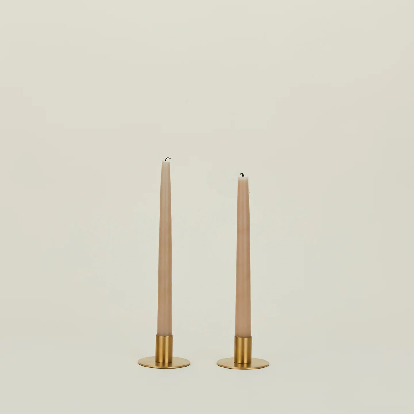 Brass Metal Candle Holders | Set of 2