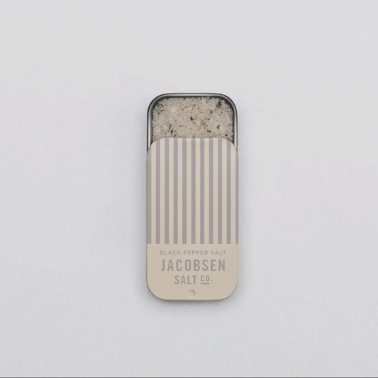 Infused Black Pepper Sea Salt Slide Tin