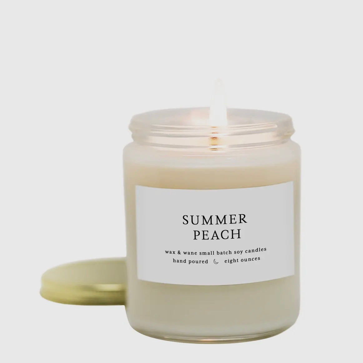 Peach Summer Modern Soy Candle