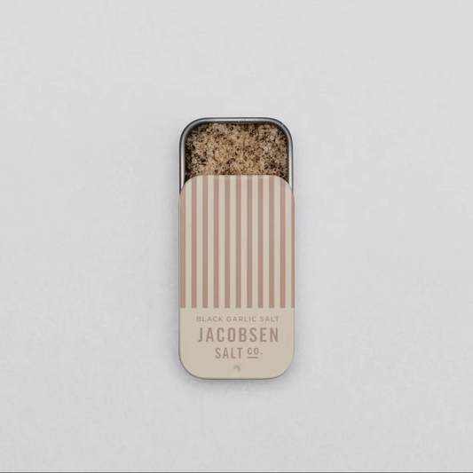 Infused Black Garlic Sea Salt Slide Tin