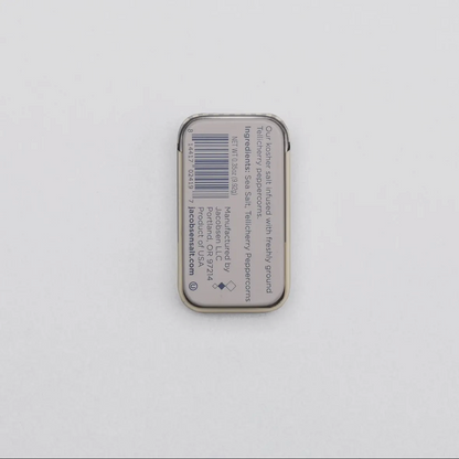 Infused Black Pepper Sea Salt Slide Tin