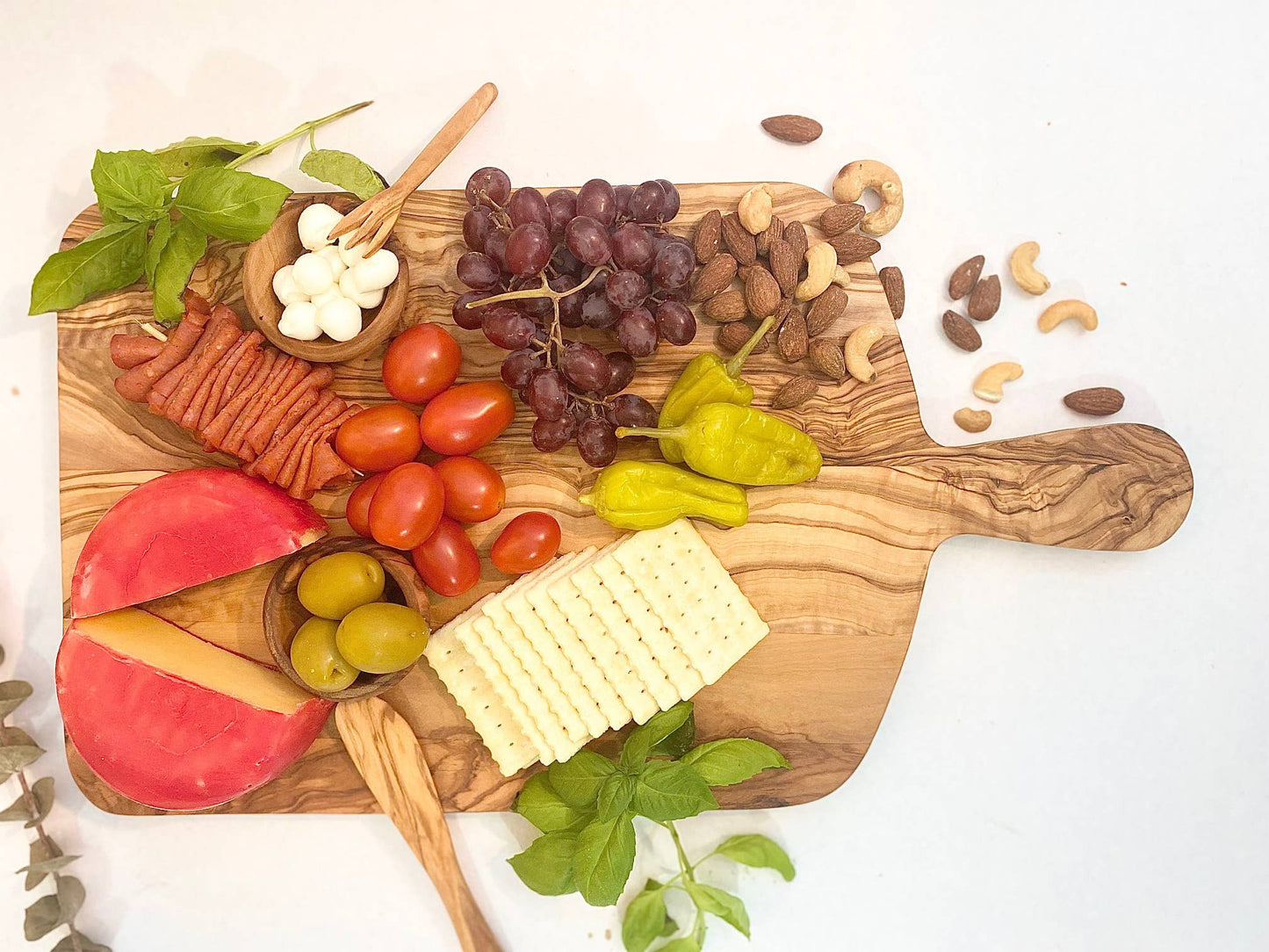 Olive Wood Charcuterie Cutting Board