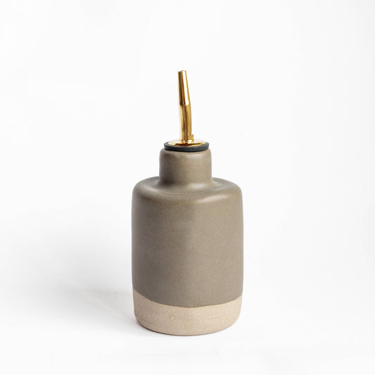 Small Ceramic Oil Dispenser | Stone, Matte