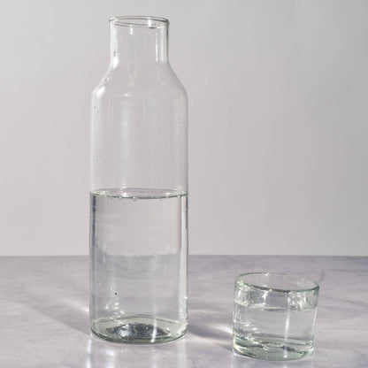 Glass Carafe with Cup