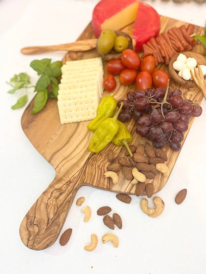 Olive Wood Charcuterie Cutting Board