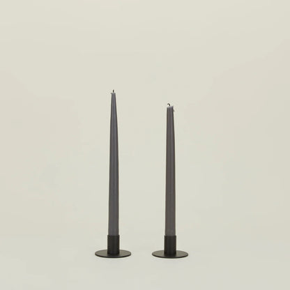 Black Metal Candle Holders | Set of 2