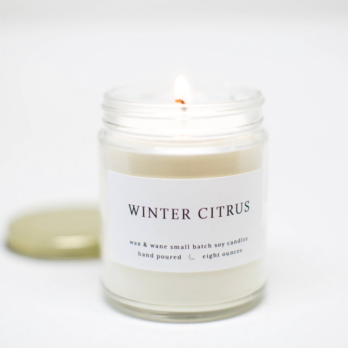 Winter Citrus Modern Soy Candle