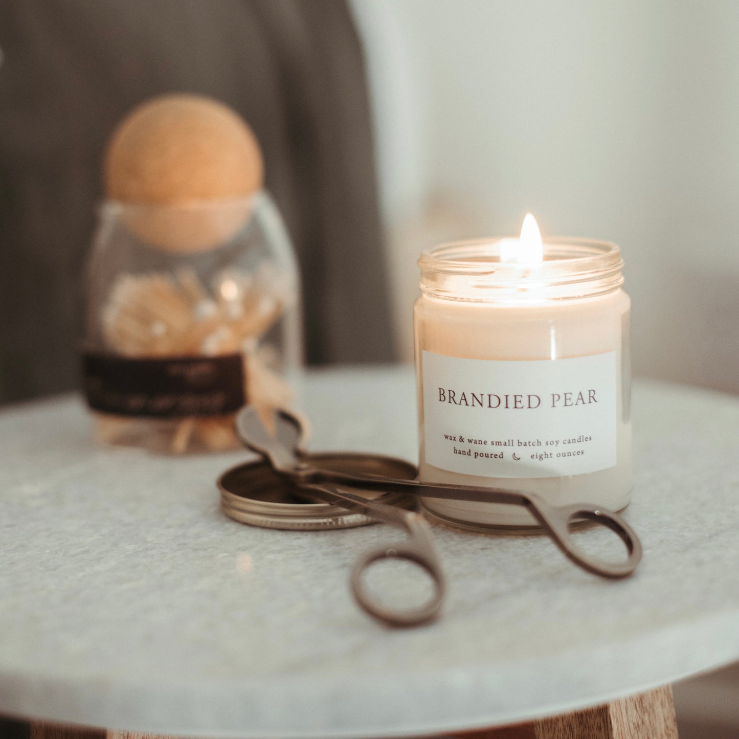 Brandied Pear Modern Soy Candle