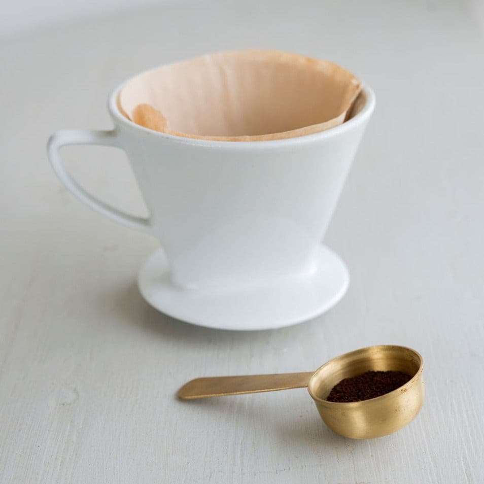 Brass Coffee Spoon Scoop