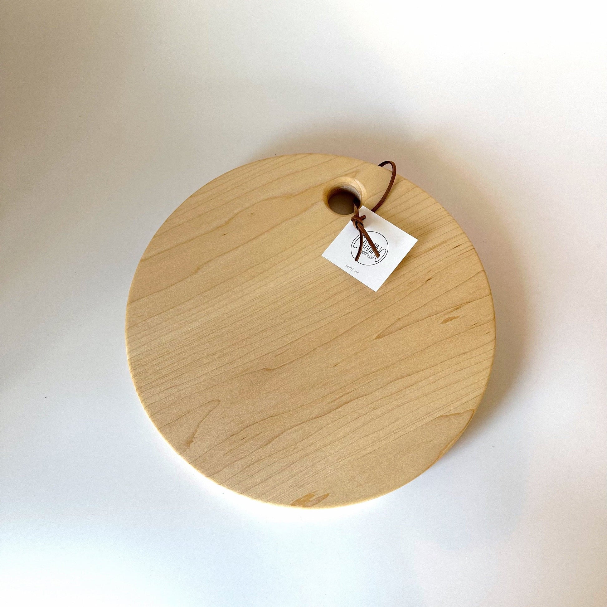 Maple Round Modern Cutting Board