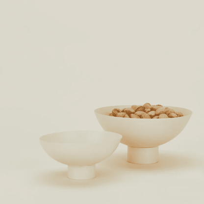 Ivory Footed Bowls