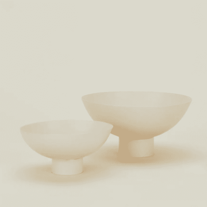 Ivory Footed Bowls